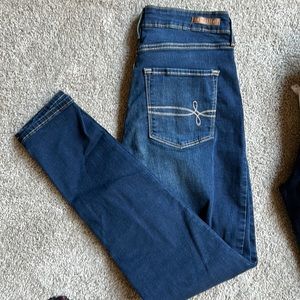 Slight distressed jeans